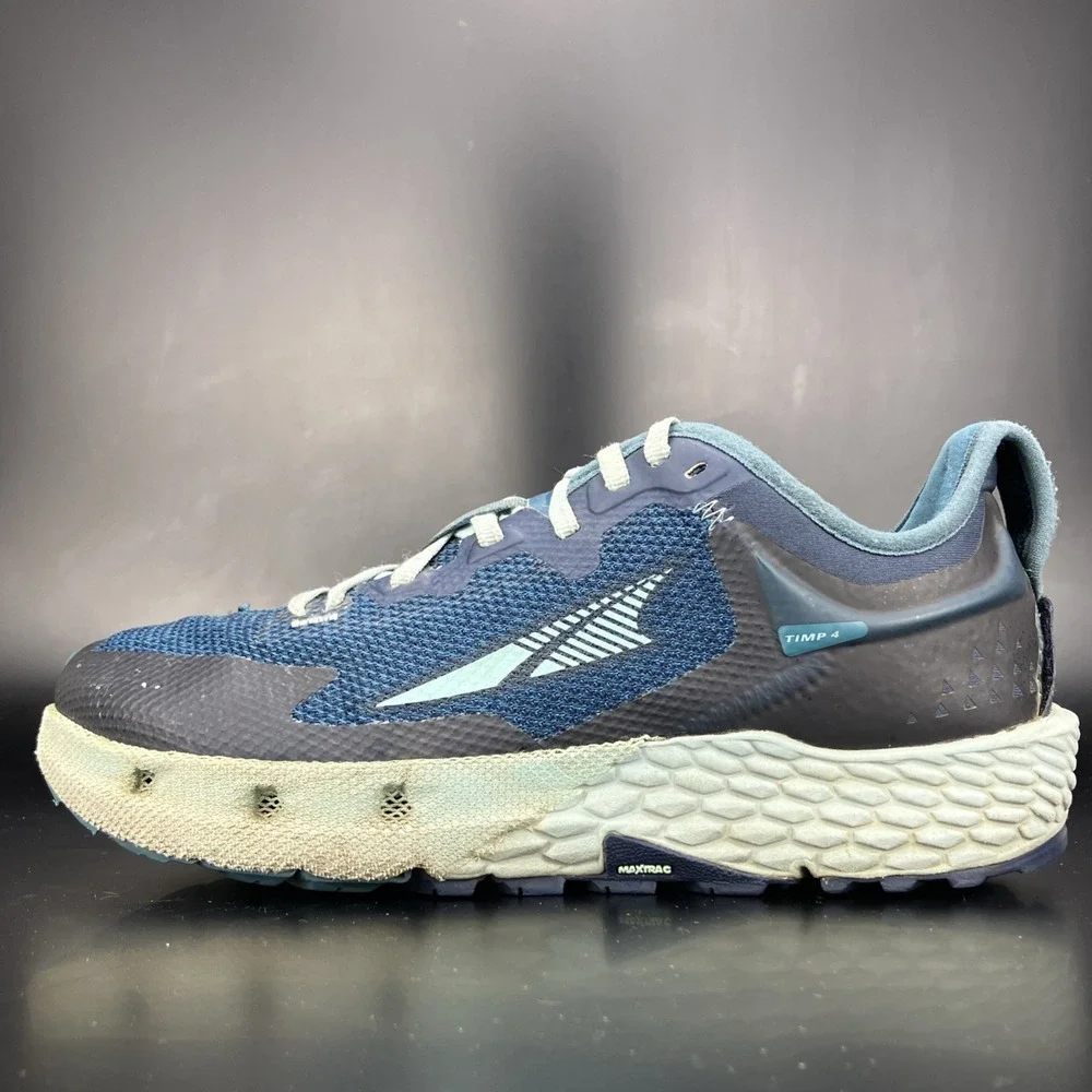 Altra Timp 4 Trail Shoes - Women's Size 8 'Deep Teal' (AL0A548C302)